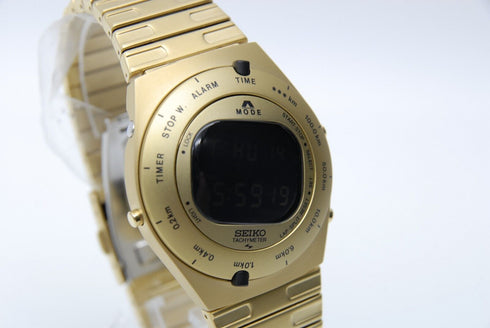 【 UNUSED 】 SEIKO Giugiaro Design A825-00D0 39mm 100m Water Resist Qz Men's Watch